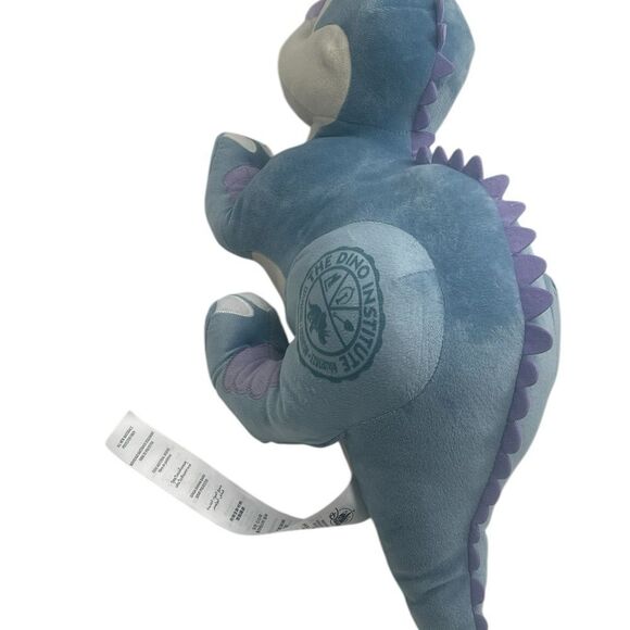 DISNEY The Dino Institute Aladar Blue Dinosaur Plush Animal Kingdom Purple Spike - Picture 5 of 13